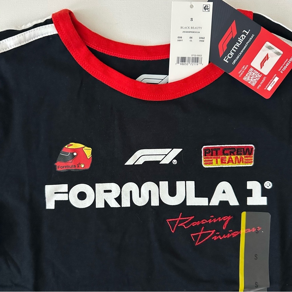 Formula 1 Women's Racing Tee Size S - Picture 2 of 9